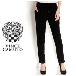 Vince Camuto Black Drawstring Pants Size M
